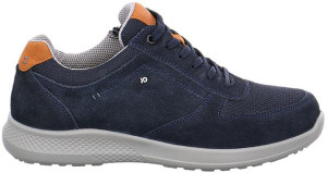 Jomos Herrenschuhe | Größe 44 | blau | Leder Textil kombiniert