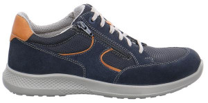 Jomos Herrenschuhe | Größe 46 | blau | Leder Textil kombiniert