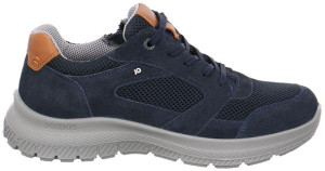 Jomos Herrenschuhe | Größe 47 | blau | Leder Textil kombiniert