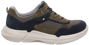 Jomos Herrenschuhe | Größe 49 | blau | Leder Textil kombiniert