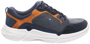 Jomos Herrenschuhe | Größe 42 | blau | Leder Textil kombiniert