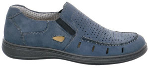 Jomos Herrenschuhe | Größe 41 | blau | Fettnubuk
