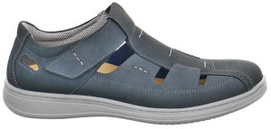 Jomos Herrenschuhe | Größe 42 | blau | Fettnubuk