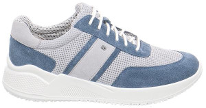 Jomos Damenschuhe | Größe 38 | blau | Leder Textil kombiniert