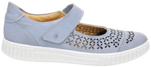 Jomos Damenschuhe | Größe 38 | blau | Rauhleder