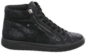 Jomos Damenschuhe | Größe 38 | schwarz | Rauhleder
