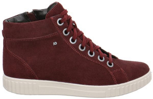 Jomos Damenschuhe | Größe 38 | rot | Rauhleder