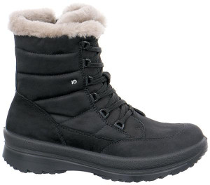 Jomos Damenschuhe | Größe 38 | schwarz | Rauhleder