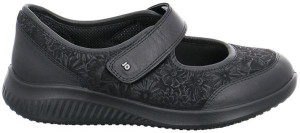 Jomos Damenschuhe | Größe 39 | schwarz | Leder Textil kombiniert