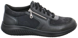 Jomos Damenschuhe | Größe 38 | schwarz | Leder Textil kombiniert