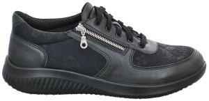 Jomos Damenschuhe | Größe 44 | schwarz | Leder Textil kombiniert