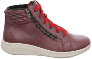 Jomos Damenschuhe | Größe 41 | rot | Fettnubuk