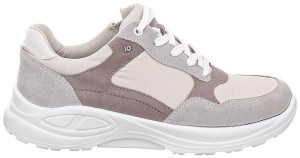 Jomos Damenschuhe | Größe 43 | grau | Leder Textil kombiniert