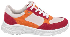 Jomos Damenschuhe | Größe 42 | rot | Leder Textil kombiniert