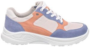 Jomos Damenschuhe | Größe 36 | blau | Leder Textil kombiniert