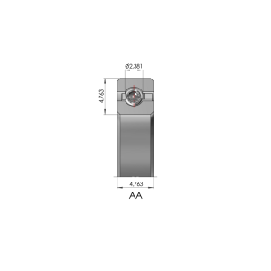 HFH Dünnringlager CSCAA017-TN