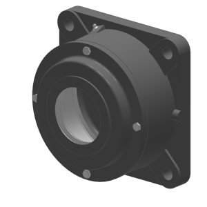 PTI Flanschlagergehäuse 722517-B-RAL7011