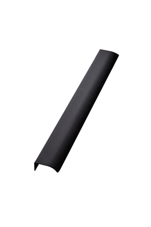 Uchwyt meblowy krawędziowy EDGE STRAIGHT 350 mm, czarny mat