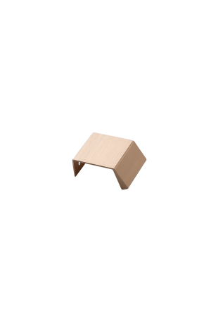 Uchwyt meblowy krawędziowy BENCH 40 mm, mosiądz szczotkowany