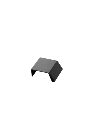 Uchwyt meblowy krawędziowy BENCH 40 mm, czarny mat