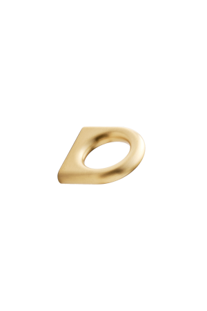 Uchwyt meblowy LUCK 32 mm, złoty szczotkowany, gałka