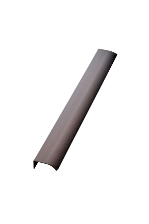 Uchwyt meblowy krawędziowy EDGE STRAIGHT 350 mm, ciemny brąz