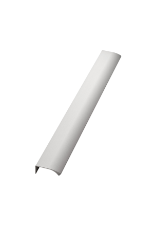 Uchwyt meblowy krawędziowy EDGE STRAIGHT 350 mm, biały mat