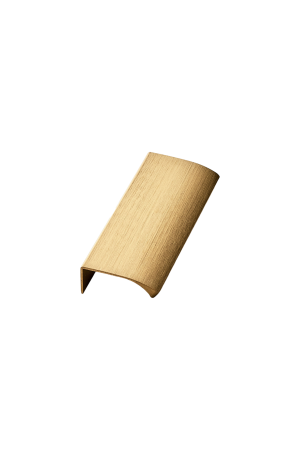 Uchwyt meblowy krawędziowy EDGE STRAIGHT 100 mm, mosiądz szczotkowany