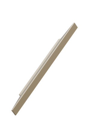Uchwyt meblowy FACET 160 mm, mosiądz mat
