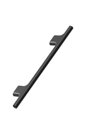 Uchwyt meblowy KOUPE, 128/160 mm, czarny mat