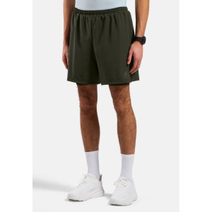 Odlo Essential 6 Inch 2-In-1 Short Bekleidung Herren grün