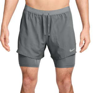Nike Stride Dri-Fit 5-Inch Hybrid Shorts Bekleidung Herren grau