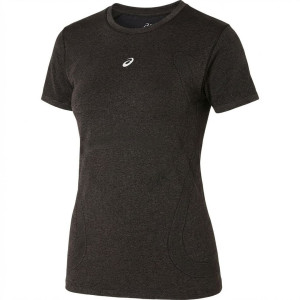 Asics Road Seamless SS Top Bekleidung Damen schwarz S