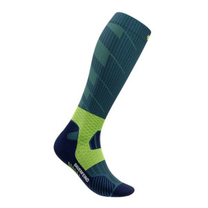 Bauerfeind Sports Trail Run Compression Socks - EU 46-49 Bekleidung Herren grün L