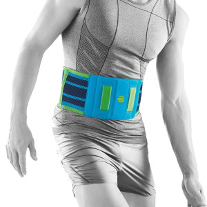 Bauerfeind Sports Back Support Bekleidung Unisex blau XL