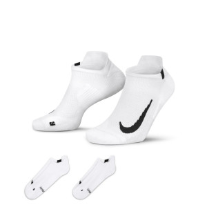 Nike Multiplier No-Show (2 Paar) Bekleidung Unisex weiß XL