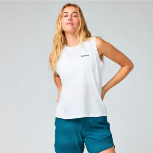 Brooks Graphic Tank Bekleidung Damen white