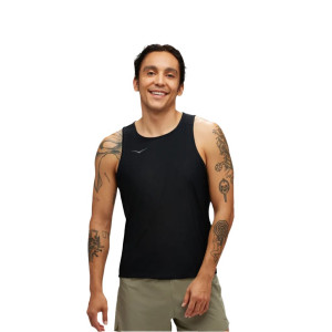 Hoka Airolite Run Tank Vêtements Herren noir