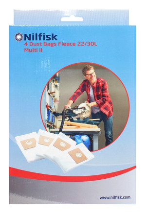 Nilfisk Multi II 22, 30 støvsugerposer - Original