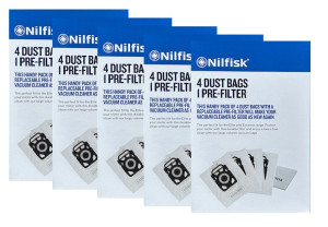 5 PAKKER NILFISK King, Extreme støvsugerposer - Original produkt