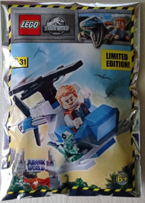 Lego Owen With Helicopter Foil Pack (122113)