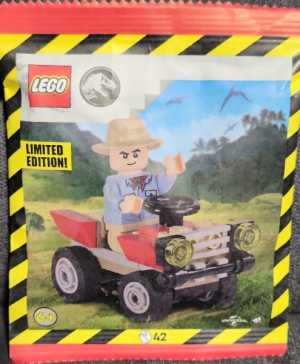 Lego Alan Grant With Quad Paper Bag (122408)