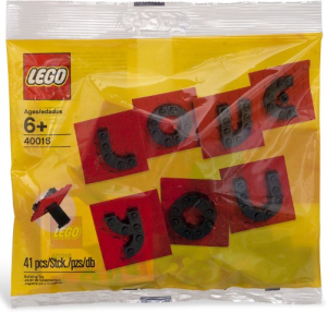 Lego Valentine Letter Set Polybag (40016)