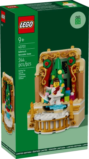 Lego Scene Med Ballerina Og Nøddeknækker (40701)