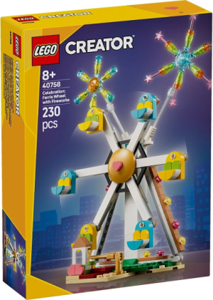 Lego Fejring: Pariserhjul Med Fyrværkeri (40758)