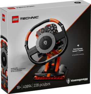 Lego Koenigsegg Sadair'S Spear Steering Wheel (40894)