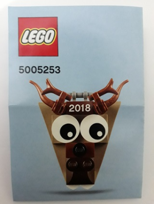 Lego Christmas Tree Ornament - Bag With Reindeer Polybag (5005253)