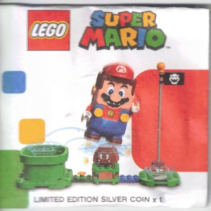 Lego 5006396s - Super Mario Limited Edition Sølv Mønt