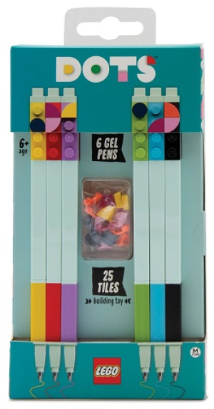 Lego Dots Pakke Med 6 Gel Pens (52798)