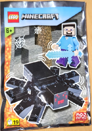 Lego Steve With Spider Foilpack (662207)